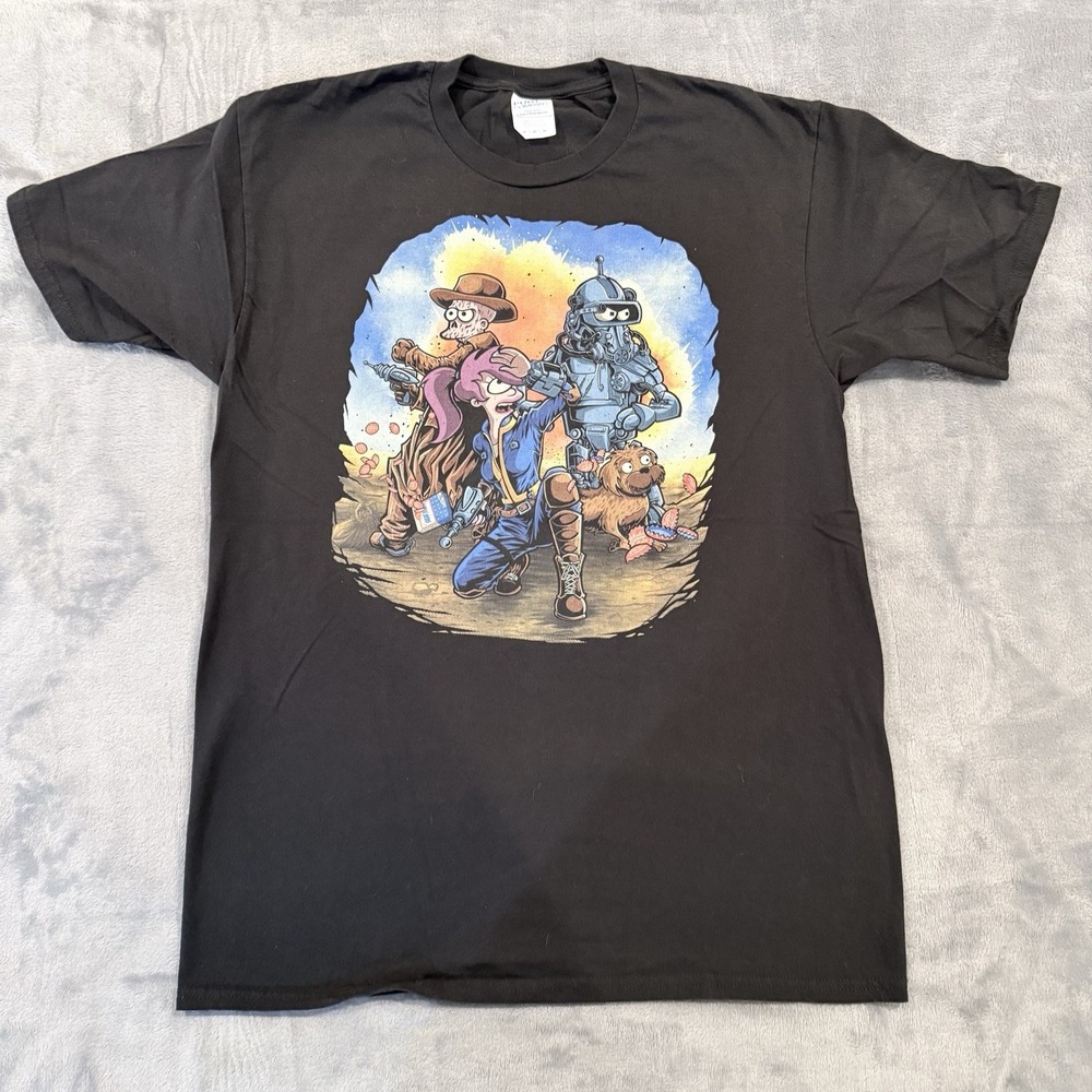 Lot of 10 Anime Graphic Tees Mens Size M One Piece Totoro Pokemon Naruto Avatar - Picture 3 of 15
